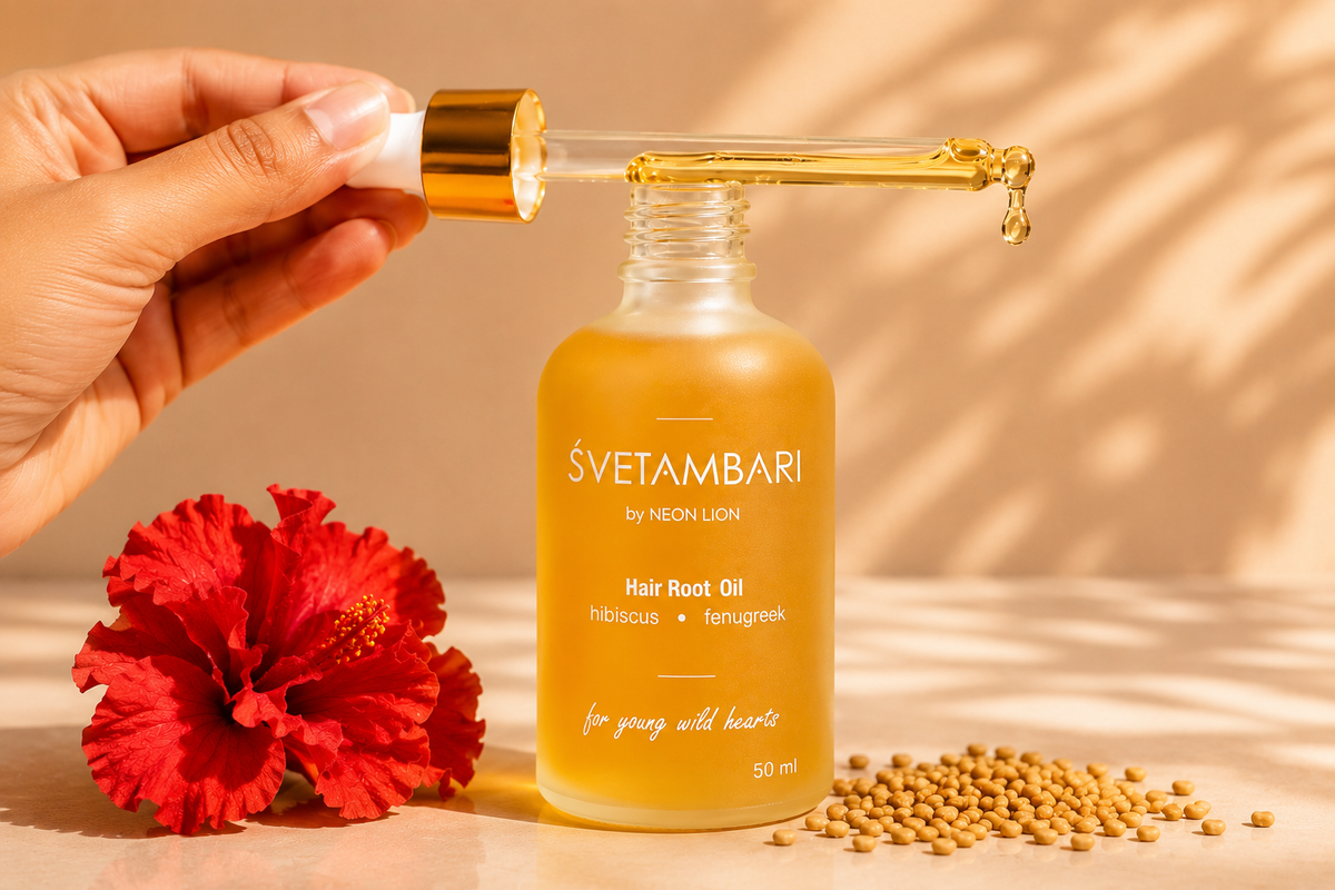 Śvetambari Hair Oil - Hibiscus & Fenugreek